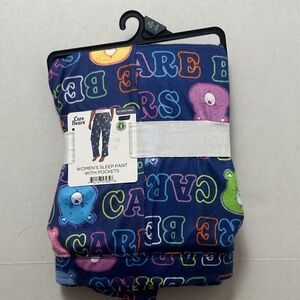 Care Bears Navy Multicolor Lounge Pants with Playful Bear Print